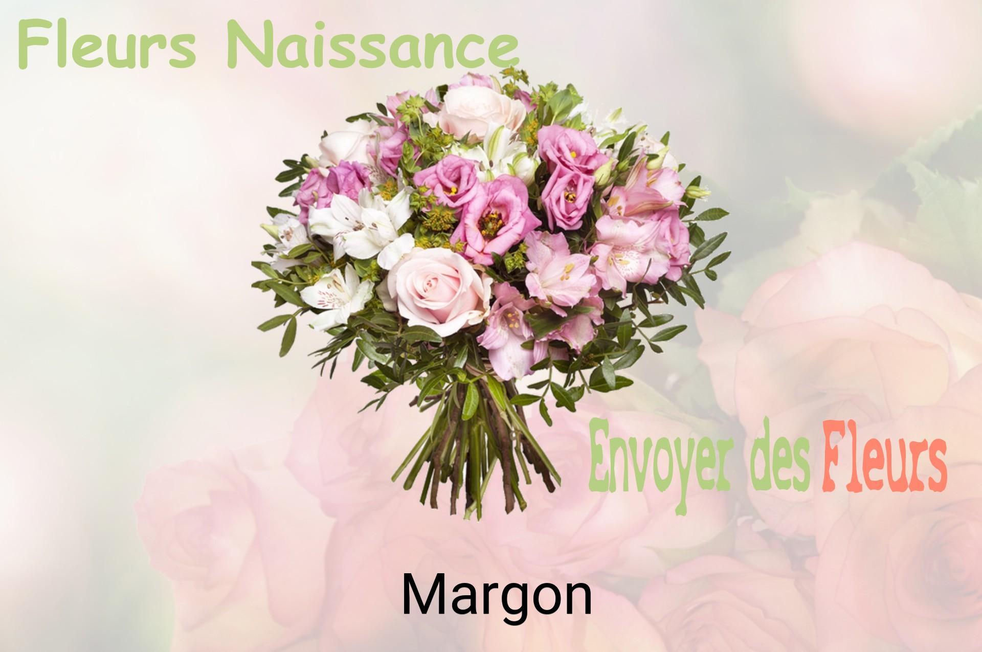 Bouquet de fleurs de naissance livré à Margon
